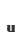 u
