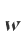 w
