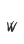 w