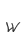 w