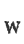 w