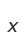 x