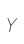 Y