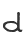 d