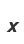 x