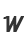 W