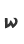 w