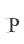 P