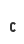 c