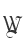 W