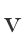 V