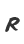 R