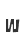w