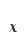 x