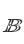 B