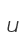 u