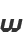 w